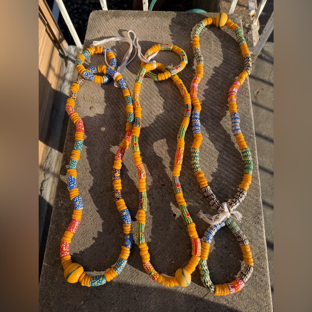 #Krobo beads and bracelet